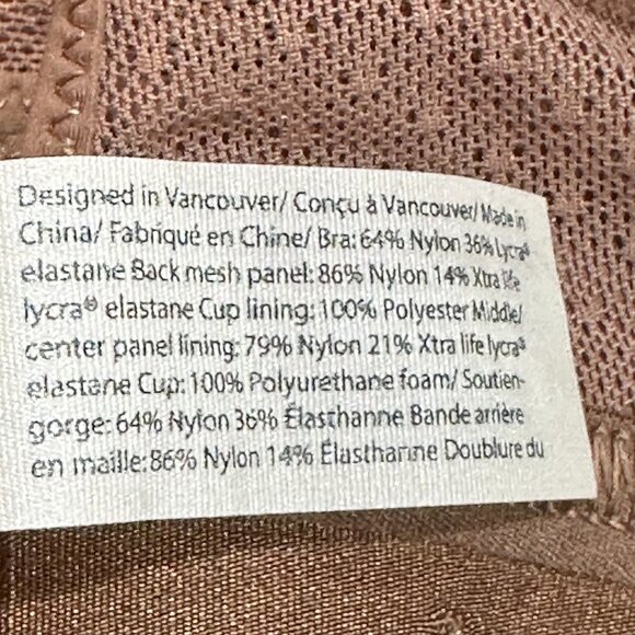 Lululemon Up For It Wireless Bra Cross Strap Padded Size 32B Sports Bra Workout - Picture 7 of 7